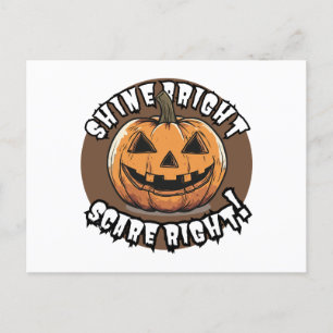 Halloween Pumpkin Postcard