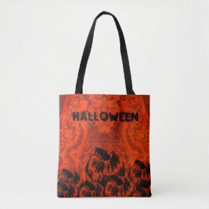 Halloween Pumpkin Print  Tote Bag