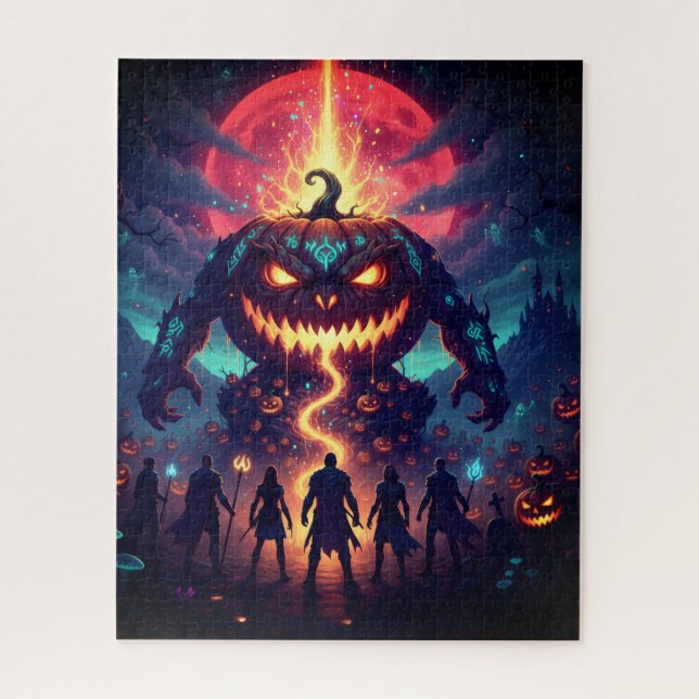 Halloween Pumpkin Puzzle (Vertical)