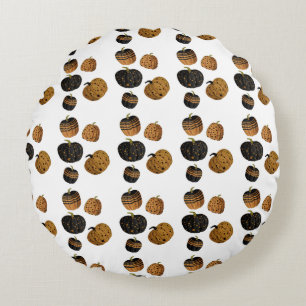 Halloween pumpkin  round cushion