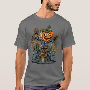 Halloween, Pumpkin Scarecrow 4175 T-Shirt