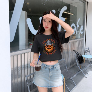 Halloween Pumpkin Scarecrow Design Baby T-Shirt