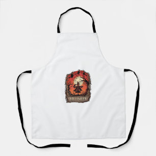 Halloween Pumpkin Scarecrow Witches Full Moon_1 Apron