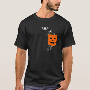 Halloween Pumpkin Scary Halloween Funny Party Spoo T-Shirt