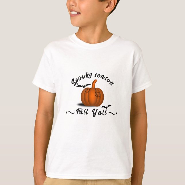 Halloween pumpkin season is here T-Shirt (Front)