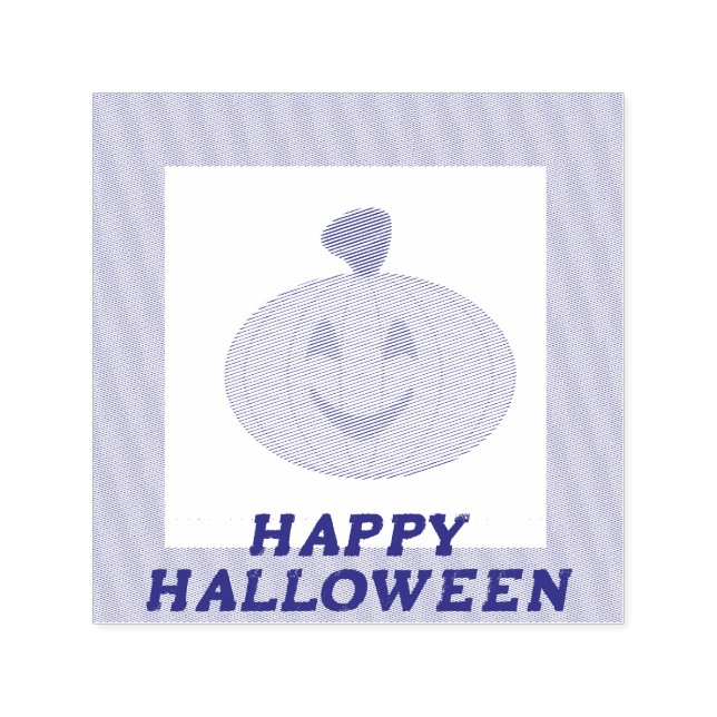 Halloween Pumpkin  Self-inking Stamp (Design)