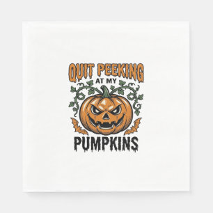 Halloween Pumpkin Shirt Vintage Engraving Joke_1 Napkin