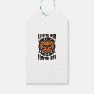 Halloween Pumpkin Shirt Vintage Jack O Lantern Tow Gift Tags