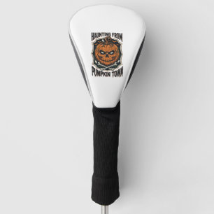 Halloween Pumpkin Shirt Vintage Jack O Lantern Tow Golf Head Cover