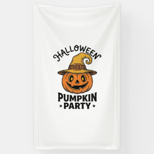 Halloween Pumpkin Shirt Vintage Witch Hat Fun_1 Banner