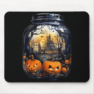 Halloween Pumpkin Shirt Women Costume Spooky Mouse Mat