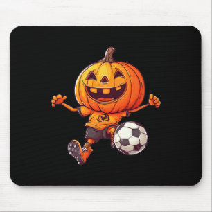 Halloween Pumpkin Skeleton Soccer Footll Costume B Mouse Mat