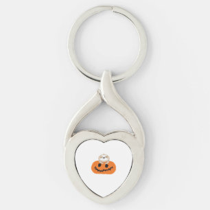 Halloween Pumpkin Sloth Classic T-Shirt Key Ring