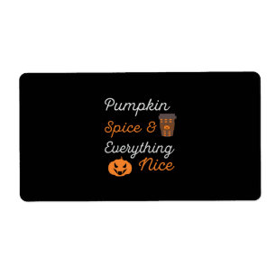 Halloween Pumpkin Spice and Everything Nice Xmas