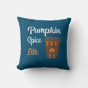 Halloween Pumpkin Spice Life Birthday Cushion