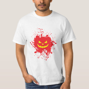 Halloween Pumpkin Splatter T-Shirt