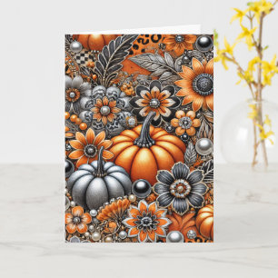 Halloween Pumpkin Spooky Season Greeting Card