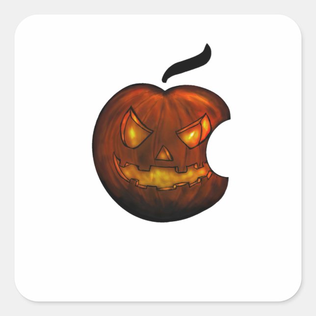 Halloween Pumpkin sticker (Front)