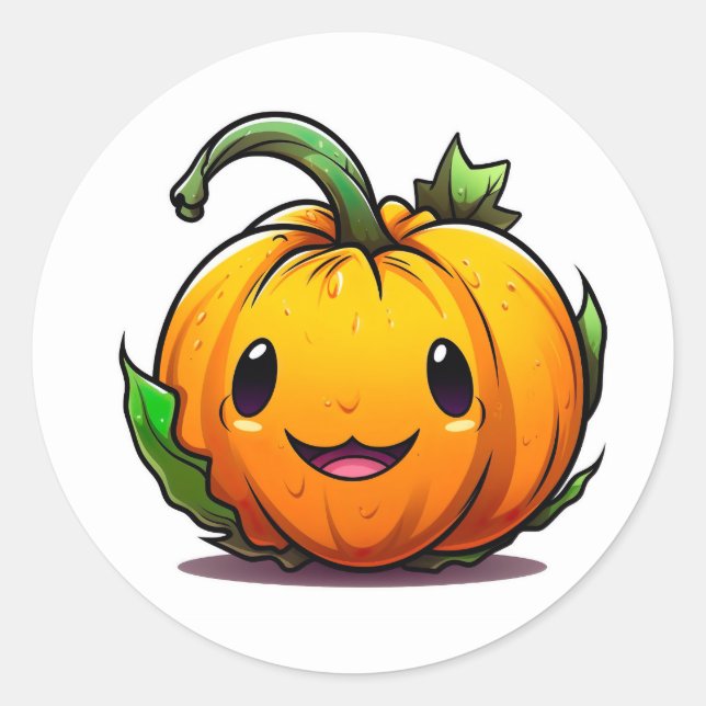 Halloween Pumpkin Stickers (Front)