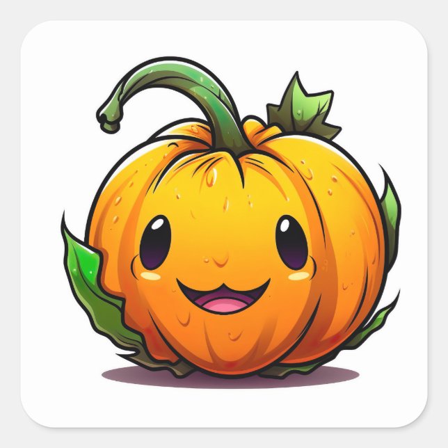 Halloween Pumpkin Stickers (Front)