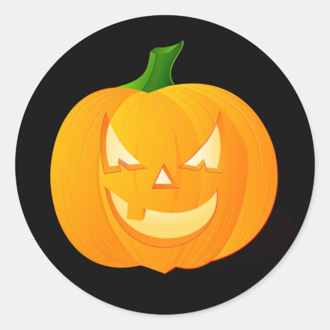 Halloween Pumpkin Stickers (Front)