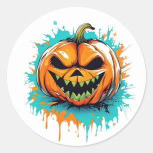 Halloween Pumpkin Stickers