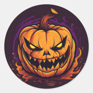 Halloween Pumpkin Stickers