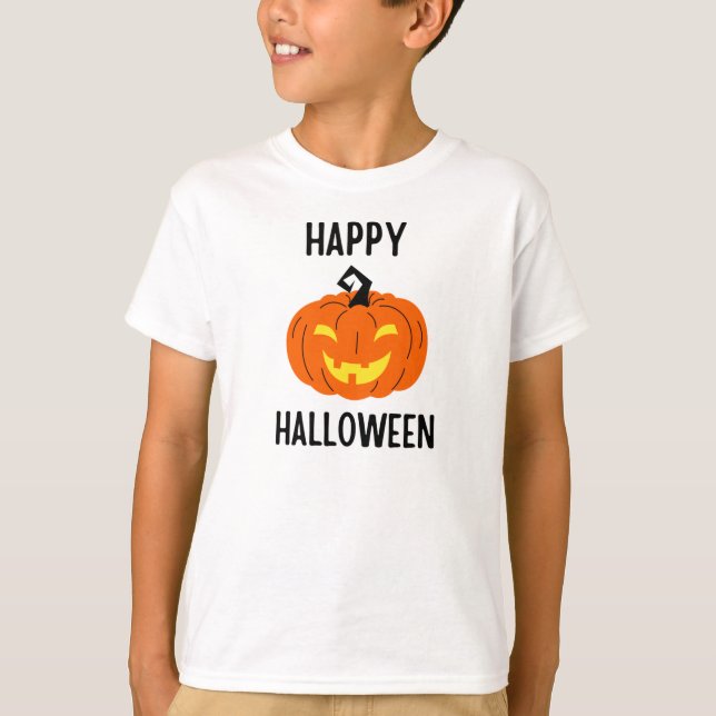 Halloween Pumpkin T-Shirt (Front)