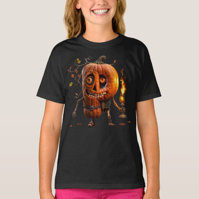 Halloween Pumpkin T-Shirt (Front)