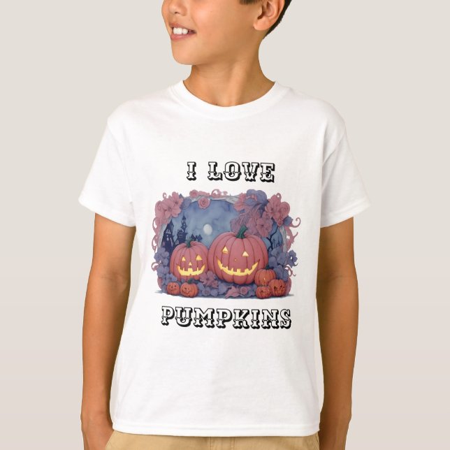 Halloween pumpkin T-Shirt (Front)