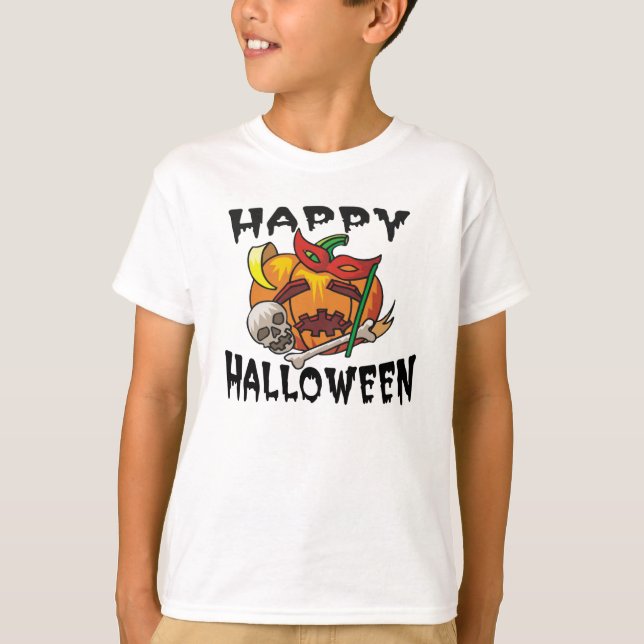 Halloween Pumpkin T-Shirt (Front)