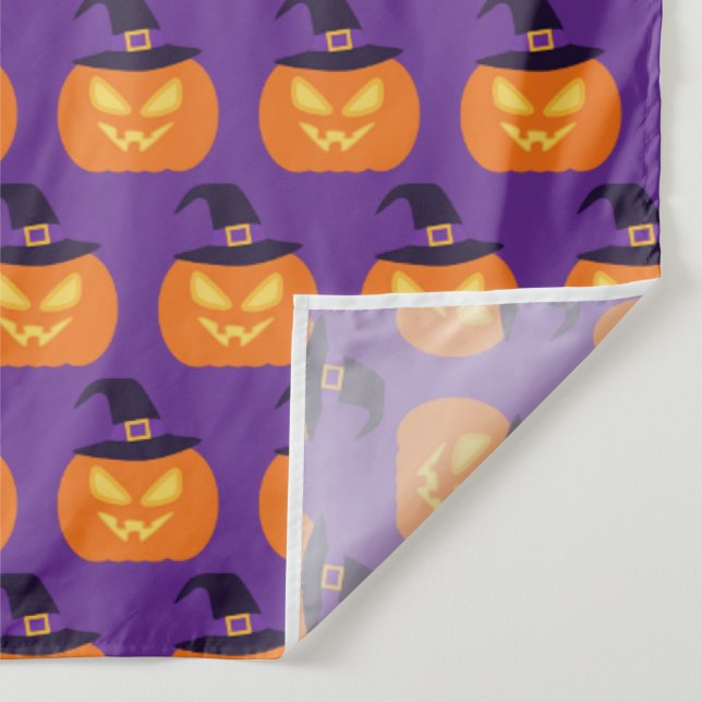 Halloween Pumpkin Tapestry (Detail)