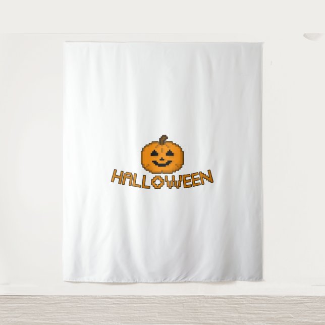 Halloween pumpkin          tapestry (Front)