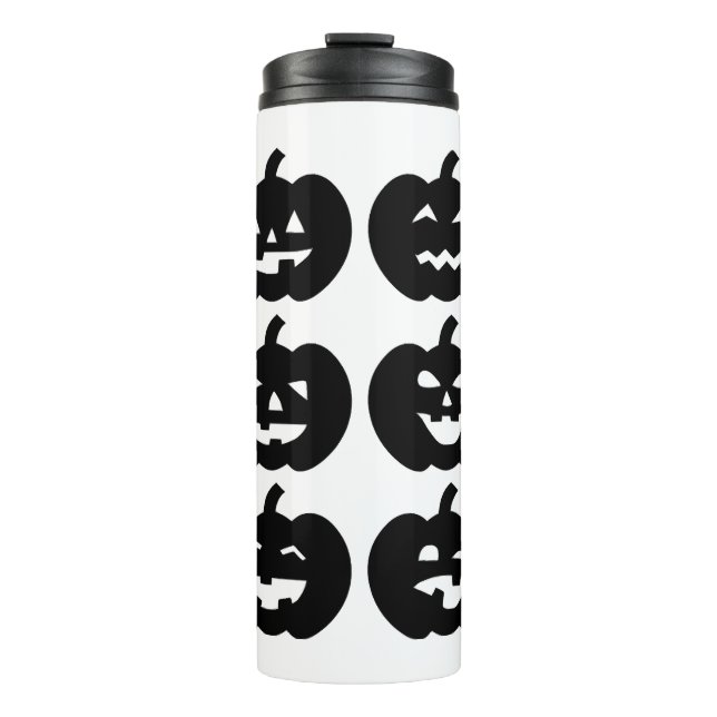 Halloween Pumpkin            Thermal Tumbler (Front)