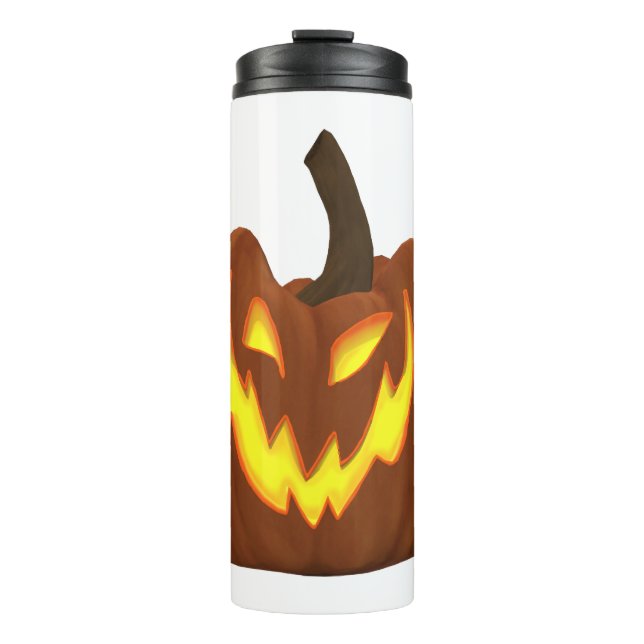 halloween pumpkin                    thermal tumbler (Front)