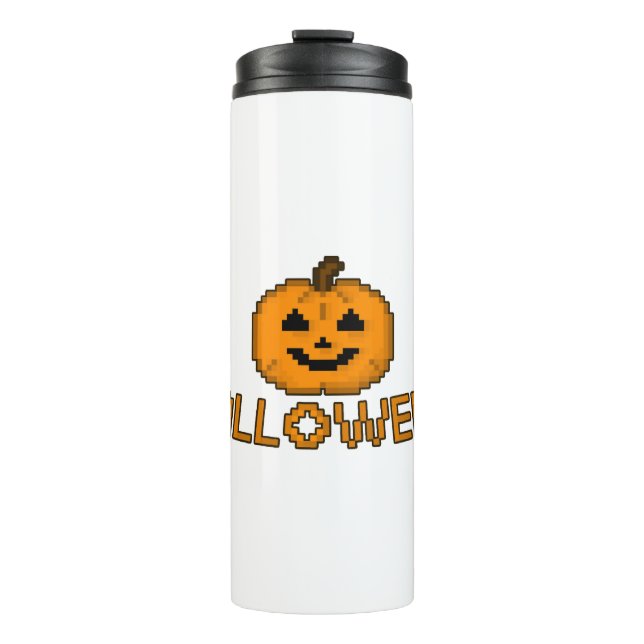 Halloween pumpkin          thermal tumbler (Front)