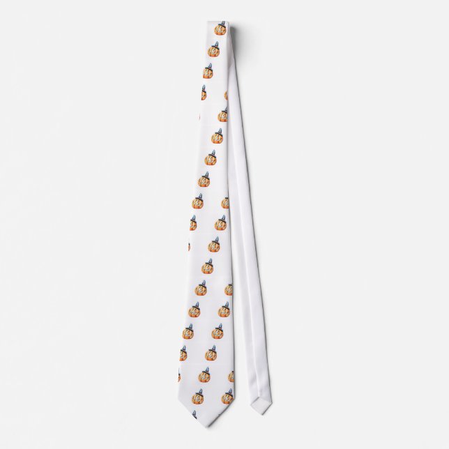 Halloween Pumpkin Tie (Front)