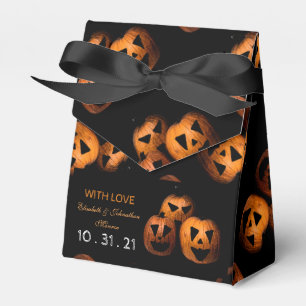 Halloween Pumpkin Tiled Favour Box
