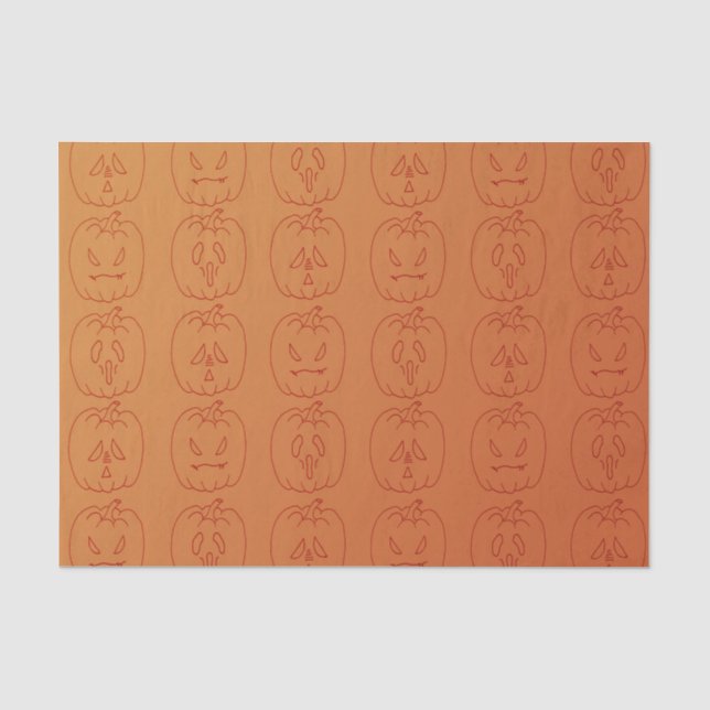 Halloween Pumpkin Tissue Paper (Front)