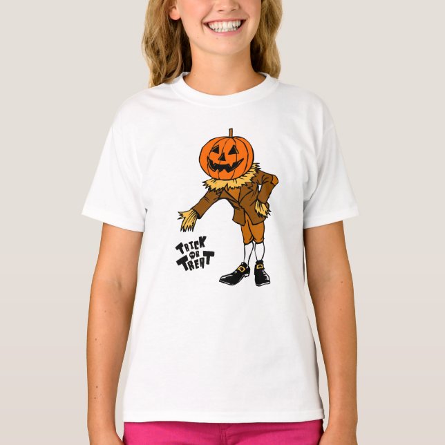 HALLOWEEN pumpkin trick or treat T-Shirt (Front)