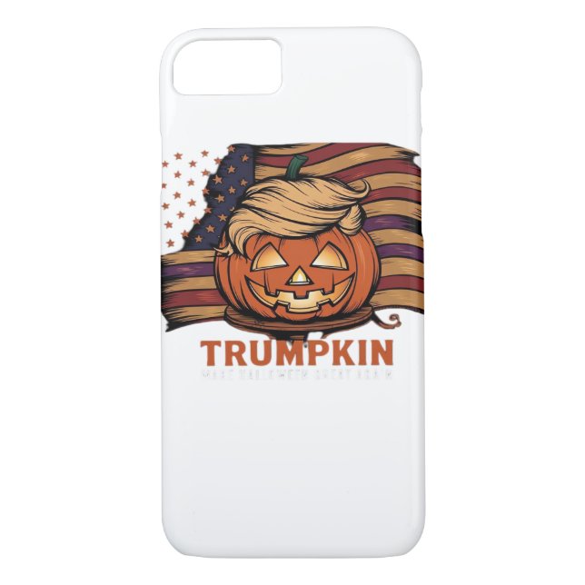 Halloween, Pumpkin Trumpkin, Make Halloween Great  Case-Mate iPhone Case (Back)