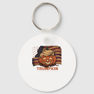 Halloween, Pumpkin Trumpkin, Make Halloween Great  Key Ring