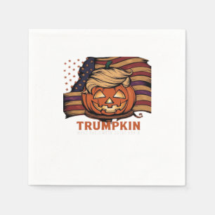 Halloween, Pumpkin Trumpkin, Make Halloween Great  Napkin