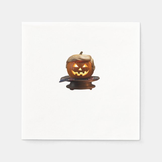 Halloween, Pumpkin Trumpkin, Make Halloween Great  Napkin (Front)