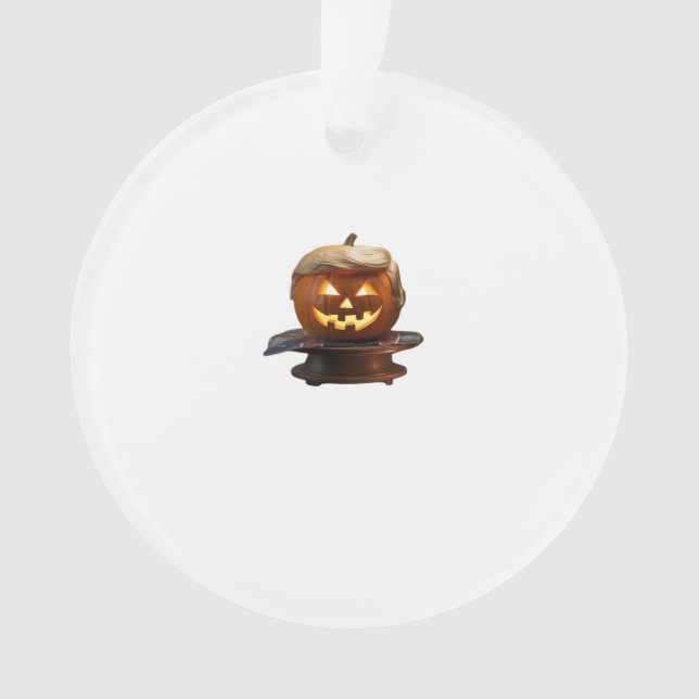 Halloween, Pumpkin Trumpkin, Make Halloween Great  Ornament (Front)