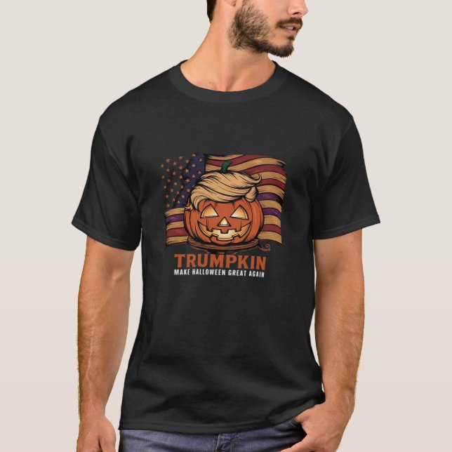 Halloween, Pumpkin Trumpkin, Make Halloween Great  T-Shirt (Front)