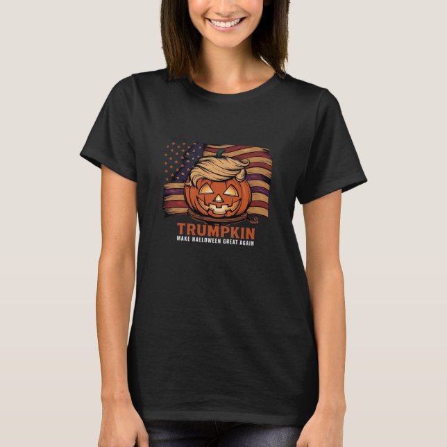 Halloween, Pumpkin Trumpkin, Make Halloween Great  T-Shirt (Front)