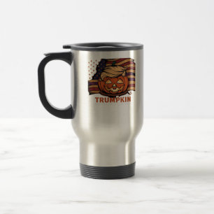 Halloween, Pumpkin Trumpkin, Make Halloween Great  Travel Mug