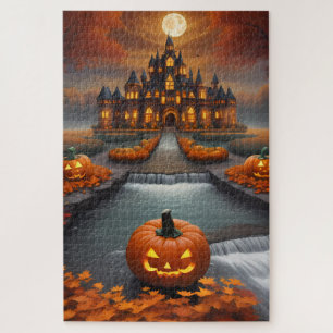 Halloween Pumpkin Vibes Jigsaw Puzzle