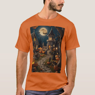 Halloween Pumpkin Village T-Shirt